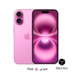گوشی موبایل اپل مدل iPhone 16 CH/A ظرفیت 128 گیگابایت رم 8 گیگابایت رنگ صورتی رجیستر شده