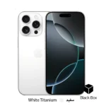 گوشی موبایل اپل مدل iPhone 16 Pro Max ZA/A ظرفیت 256 گیگابایت رم 8 گیگابایت رجیستر شده رنگ سفید (Not Active)